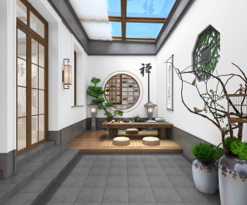 New Chinese Style Tea House-ID:552391936