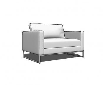 Modern Single Sofa-ID:299147562