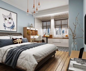 Nordic Style Bedroom-ID:484337588