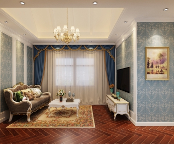 European Style A Living Room-ID:300738666