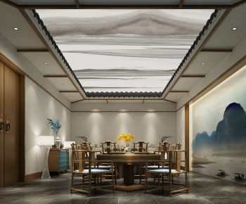 New Chinese Style Reception Area-ID:351272814