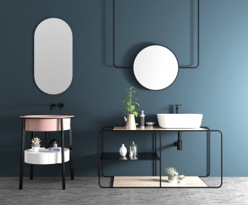 Nordic Style Bathroom Cabinet-ID:708894447