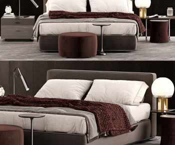 Modern Double Bed-ID:337004371