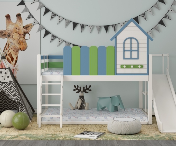 Nordic Style Child's Bed-ID:727670673