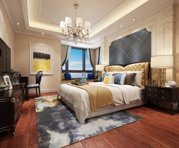 Simple European Style Bedroom-ID:498161285