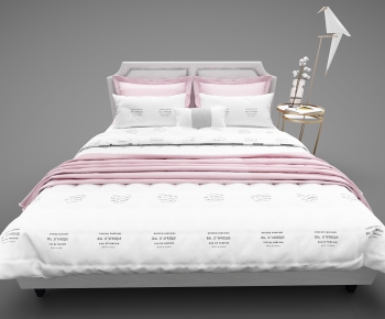 Modern Double Bed-ID:964606154