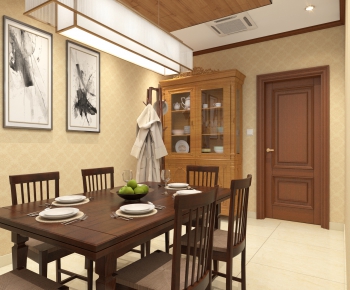 New Chinese Style Dining Room-ID:377423899