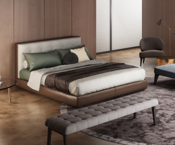 Modern Double Bed-ID:546271518