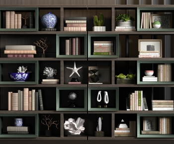 New Chinese Style Bookcase-ID:312545269