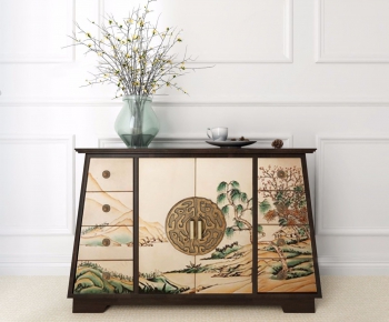 New Chinese Style Side Cabinet/Entrance Cabinet-ID:829105784