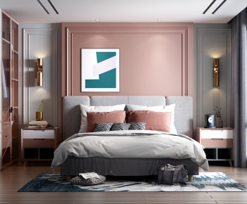 Nordic Style Bedroom-ID:865262548