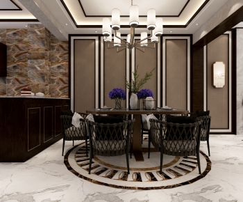 New Chinese Style Dining Room-ID:289119228