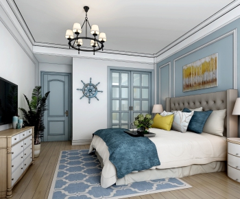 American Style Bedroom-ID:195274541