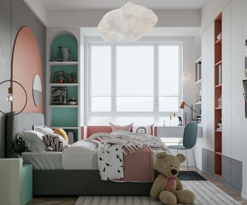 Nordic Style Girl's Room Daughter's Room-ID:919031197