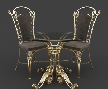 European Style Leisure Table And Chair-ID:134492948