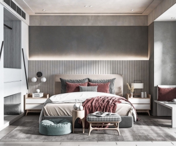 Nordic Style Bedroom-ID:687367247