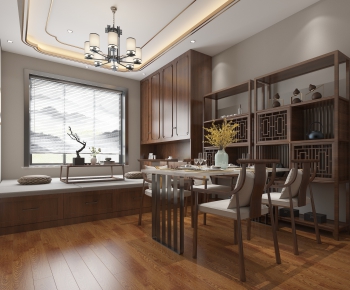 New Chinese Style Dining Room-ID:313786825