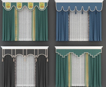 New Chinese Style The Curtain-ID:239562876
