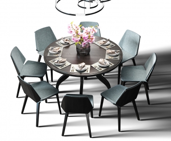 Modern Dining Table And Chairs-ID:729161818