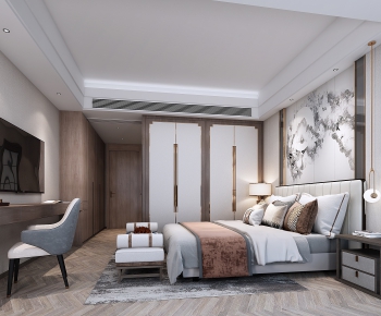 New Chinese Style Bedroom-ID:816665941