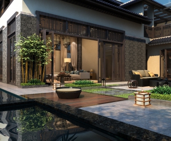 Chinese Style Courtyard/landscape-ID:114027575