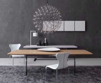Modern Dining Table And Chairs-ID:663670722