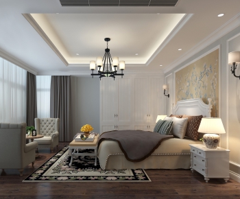 Simple European Style Bedroom-ID:800160415