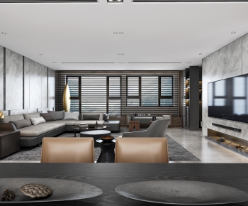 Modern A Living Room-ID:573666189
