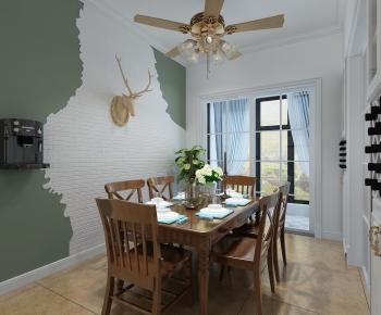 American Style Dining Room-ID:702786415