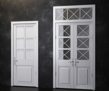 European Style Solid Wood Door-ID:591058317