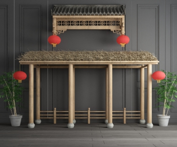 New Chinese Style Building Component-ID:729269891