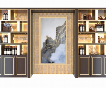 Modern Wine Cabinet-ID:820436882