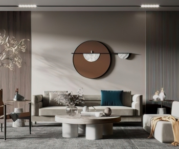 Wabi-sabi Style A Living Room-ID:640982559