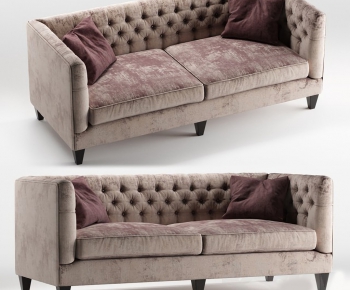 Simple European Style A Sofa For Two-ID:307324192