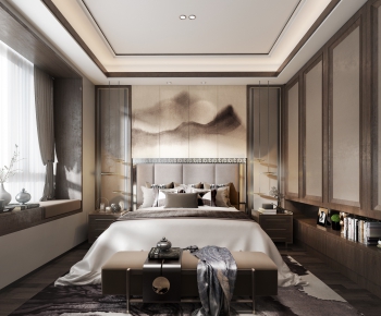 New Chinese Style Bedroom-ID:576034174