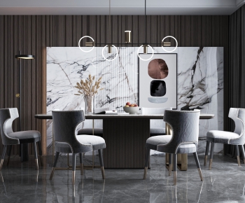 Modern Dining Table And Chairs-ID:200639382