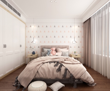 Nordic Style Girl's Room Daughter's Room-ID:788346524