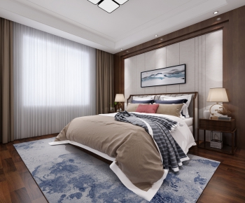 New Chinese Style Bedroom-ID:951513366