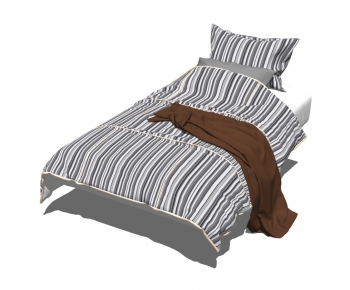 Modern Single Bed-ID:603641223