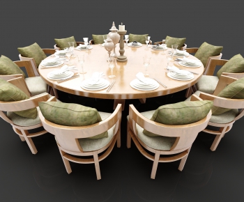 Modern Dining Table And Chairs-ID:847570197