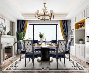 American Style Dining Room-ID:667447622