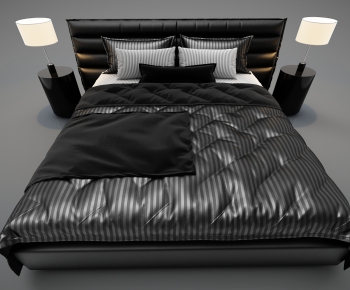 Modern Double Bed-ID:354955656