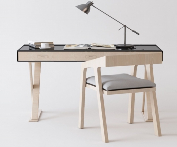 Nordic Style Computer Desk And Chair-ID:684322597