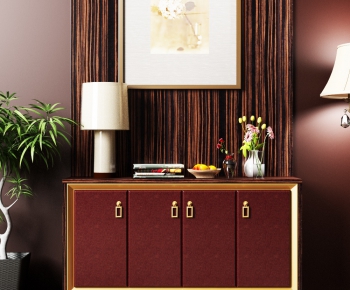 Hong Kong Style Side Cabinet/Entrance Cabinet-ID:781444186