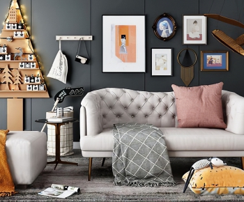 Nordic Style A Sofa For Two-ID:216269538