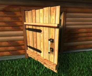 Modern Solid Wood Door-ID:903001728