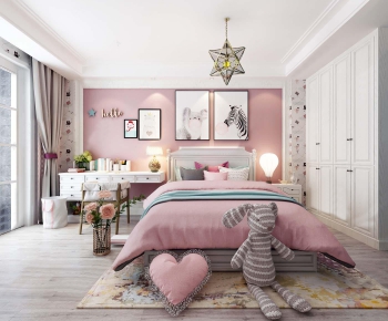 American Style Girl's Room Daughter's Room-ID:180256575