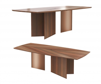 现代实木餐桌-ID:387393331