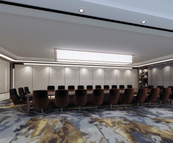 New Chinese Style Meeting Room-ID:162230628