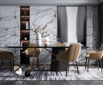 Modern Dining Table And Chairs-ID:911755433